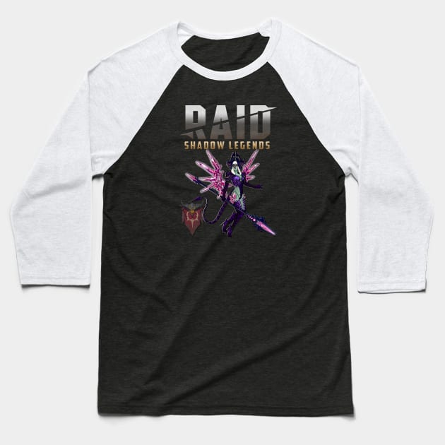 Duchess Lilitu Raid Baseball T-Shirt by Screen Fiend Merch